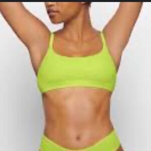 Skims Fits Everybody Scoop Neck Bralette / Daffodil 4X‎ New W/ Tags